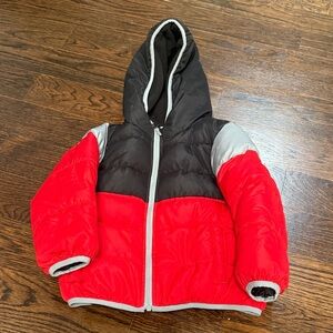 Jumping Beans Black and Gray Jacket size 5T